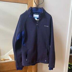 Columbia Omni-Heat Dark/Royal Blue Full-Zip Jacket